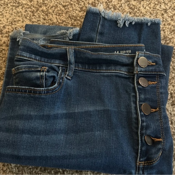 A.N.A. Button Front Slim Jeans - Picture 3 of 6